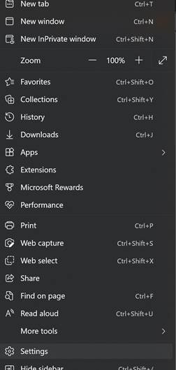 Change Default Search Engine to Google in Edge